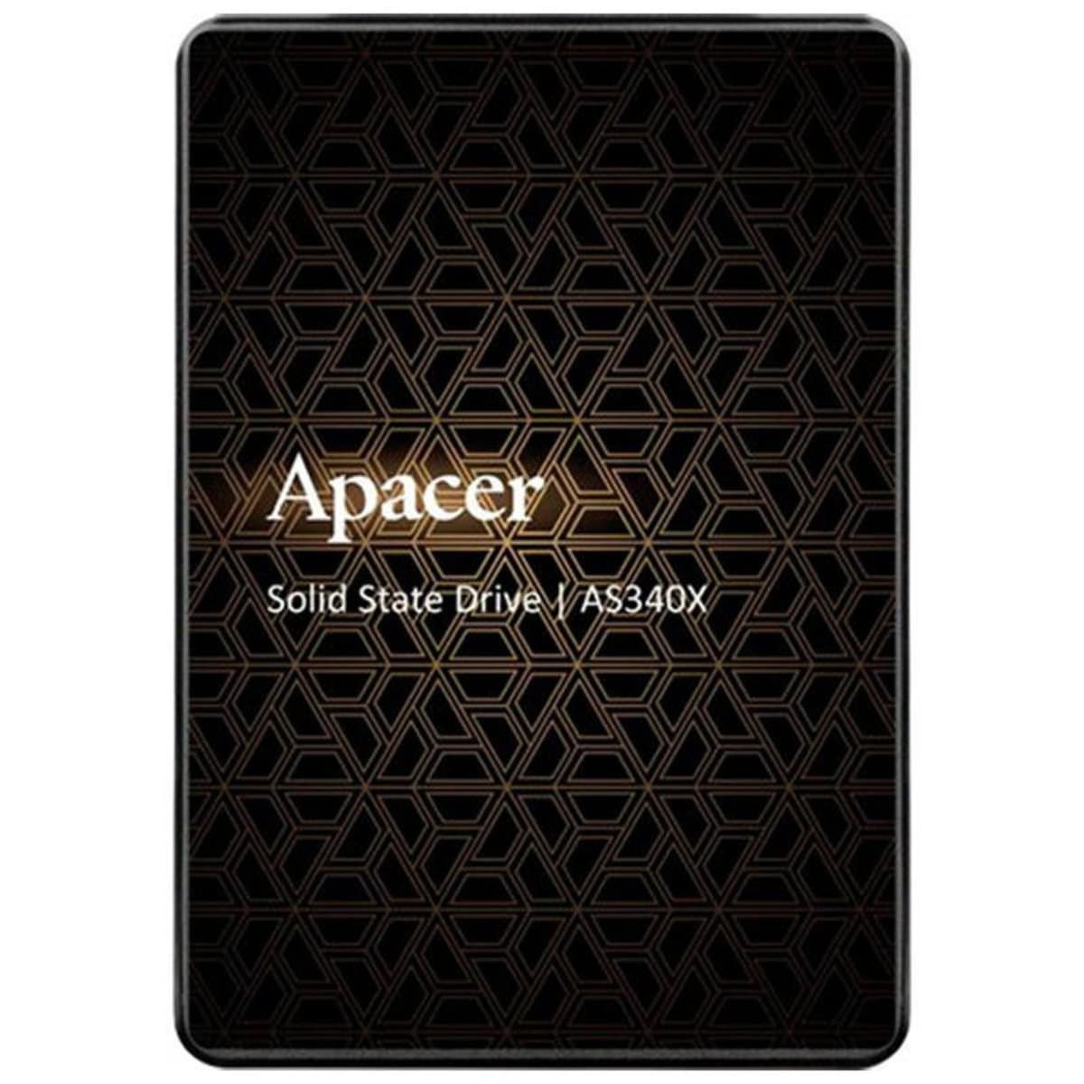 Твердотільний накопичувач SSD Apacer AS340X 120GB 2.5" 7mm SATAIII 3D NAND Read/Write: 550/520 MB/sec (AP120GAS340XC-1)