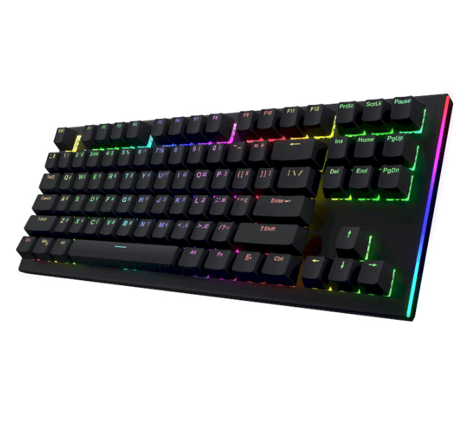 Дротова ігрова механічна клавіатура HATOR Gravity X TKL USB RGB Black (HTK550UA)