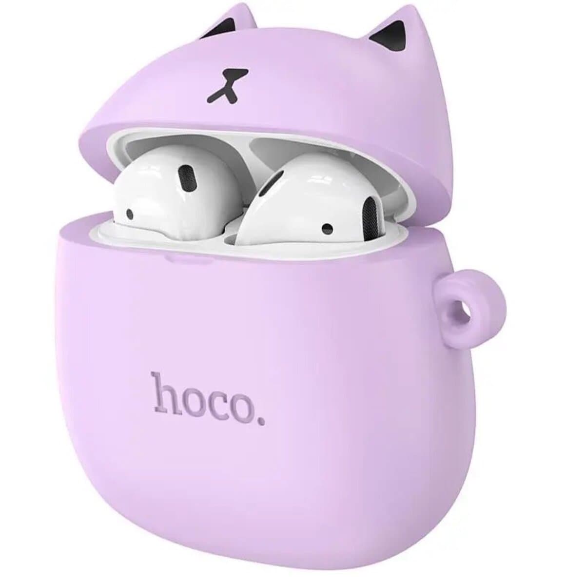 Беспроводные наушники HOCO EW45 True wireless stereo headset BT5.3 350mAh Lilac Cat