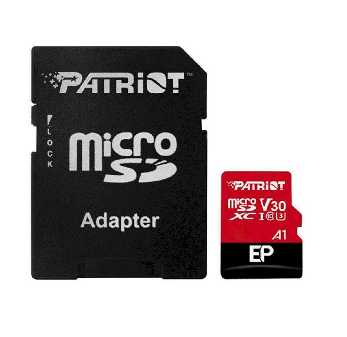 Карта памяти Patriot EP Series microSDXC UHS-1 U3 1Тb класс 10 V30 R-100MB/s W-80MB/s adapter SD (PEF1TBEP31MCX)