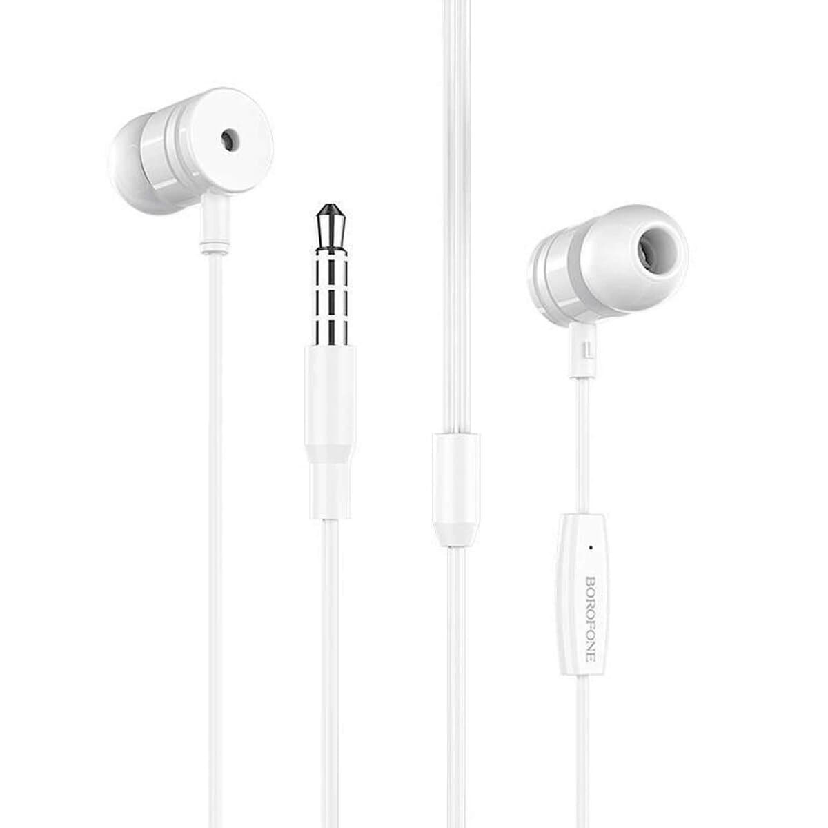 Дротові навушники BOROFONE BM31 Mysterious universal earphones with mic 3.5мм 1.2м White (BM31W)