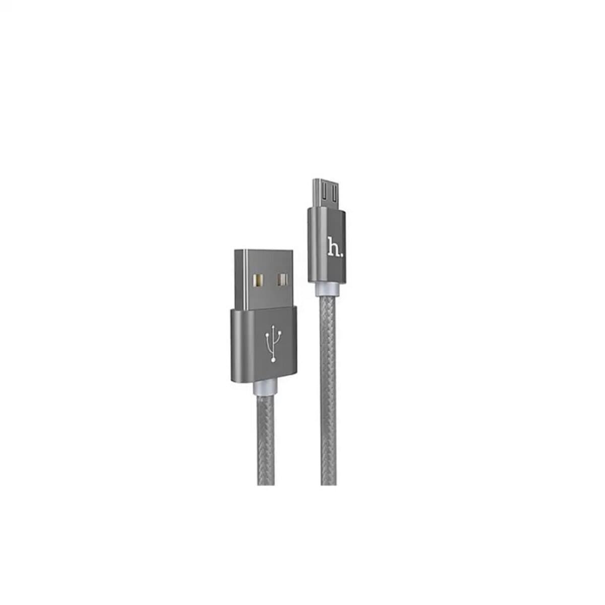 Кабель HOCO X2 USB to Micro-USB 2.4A 1m nylon aluminum connectors Tarnish