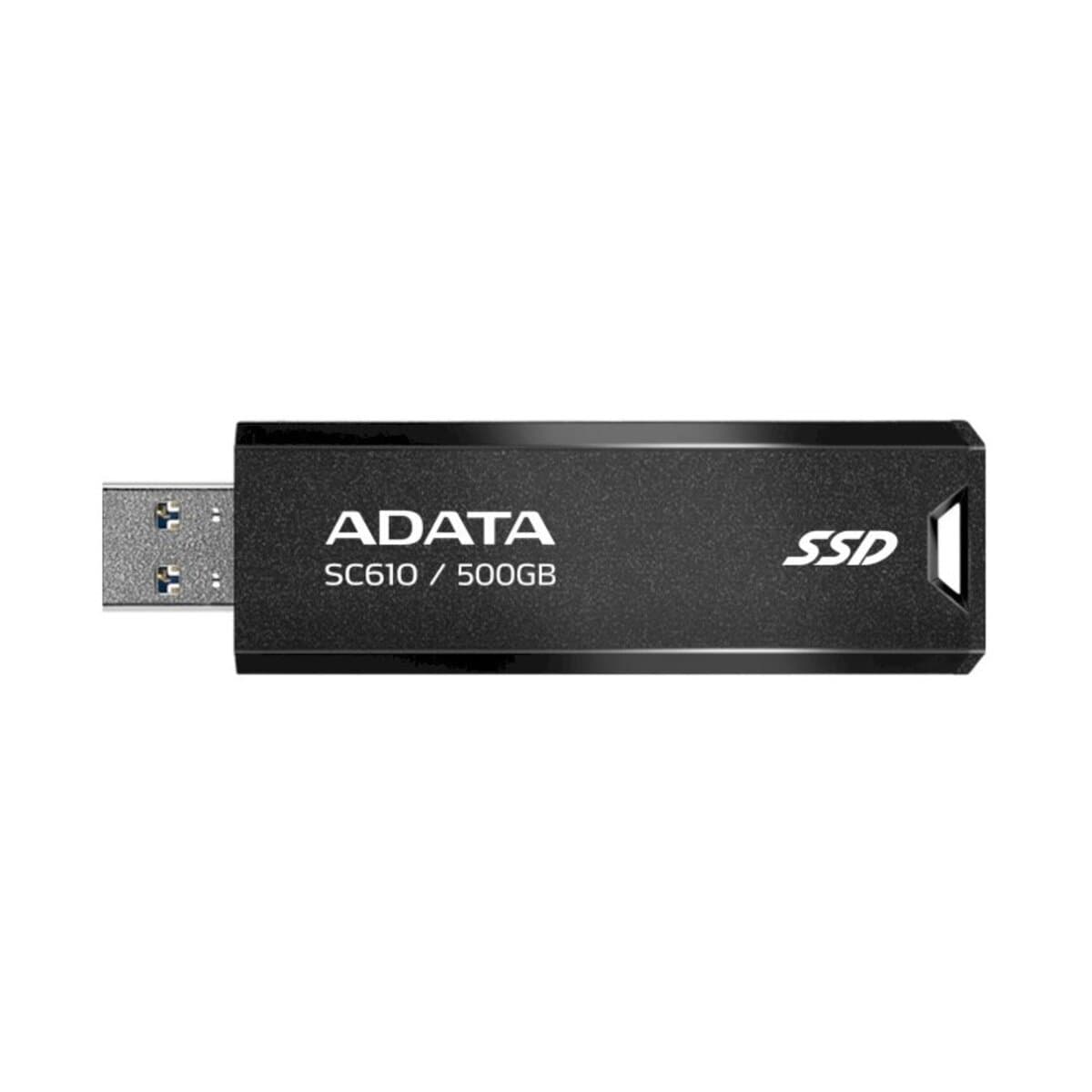 Внешний твердотельный накопитель SSD ADATA SC610 500GB USB 3.2 550/500Mb/s Black (SC610-500G-CBK/RD)