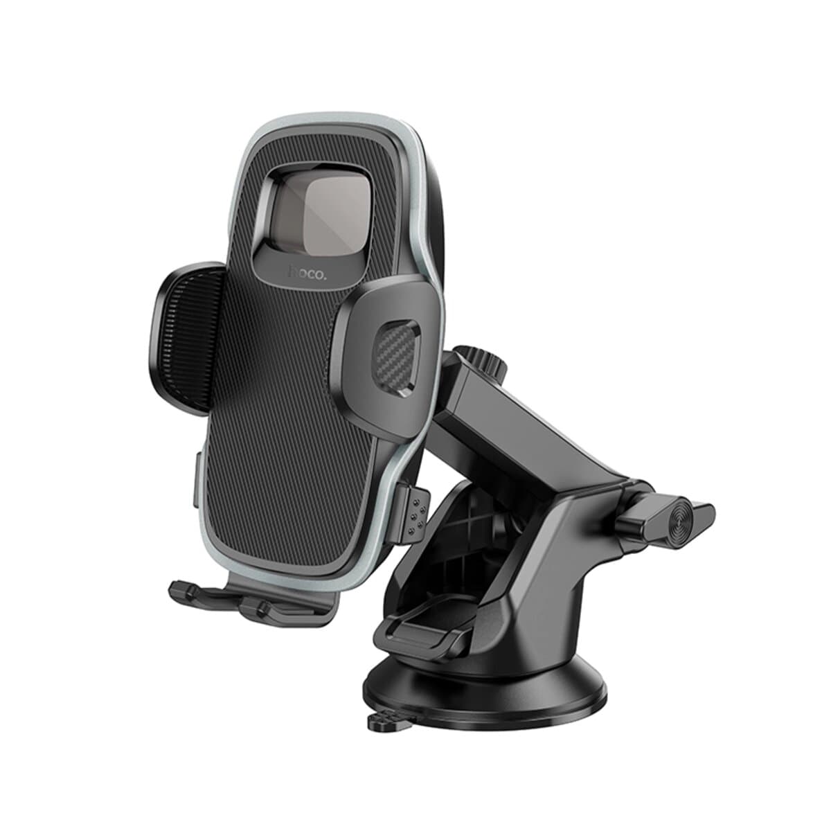 Автомобильный держатель автодержатель HOCO H15 Fair push-type car holder center console Black
