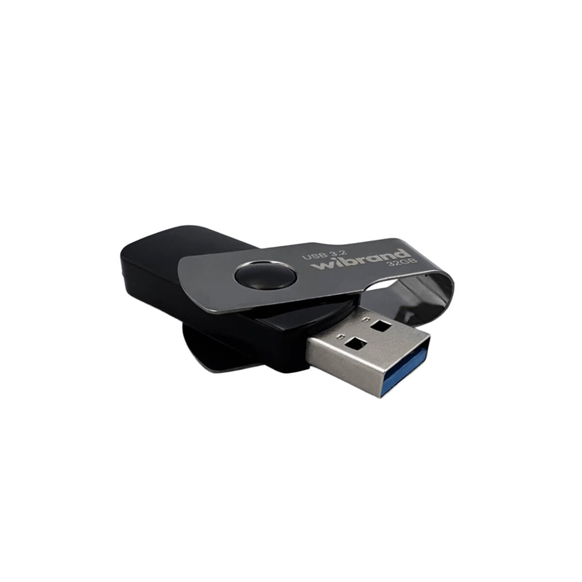 Флеш память флешка Wibrand USB 3.2 Gen1 Lizard 32GB Black (WI3.2/LI32P9B)