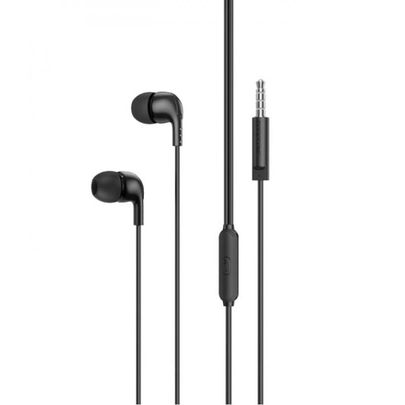 Дротові навушники з мікрофоном BOROFONE BM83 3.5mm 1.2m Black