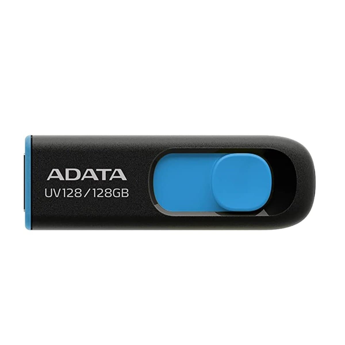 Флеш память флешка A-DATA UV 128 128Gb USB 3.2 Black-Blue (AUV128-128G-RBE)