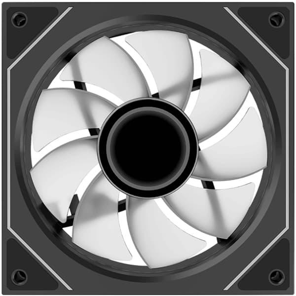 Вентилятор для корпусу кулер Xilence XPF120UR.ARGB 120mm REVERSE Retail Box Black (XF078)