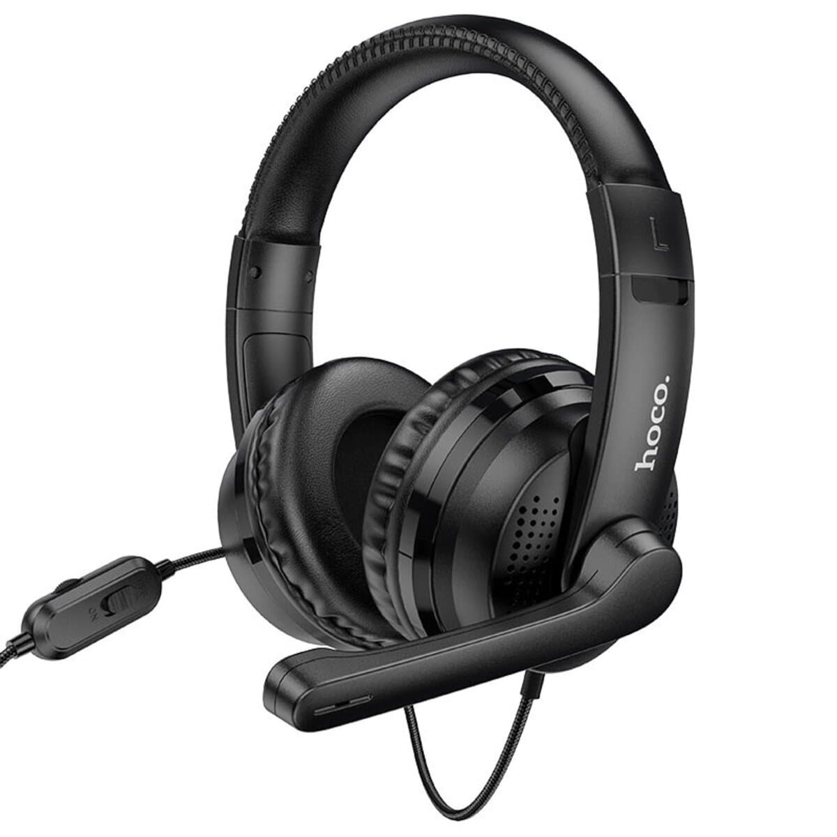 Проводные игровые наушники с микрофоном HOCO W103 Magic tour gaming headphones 3.5mm Black