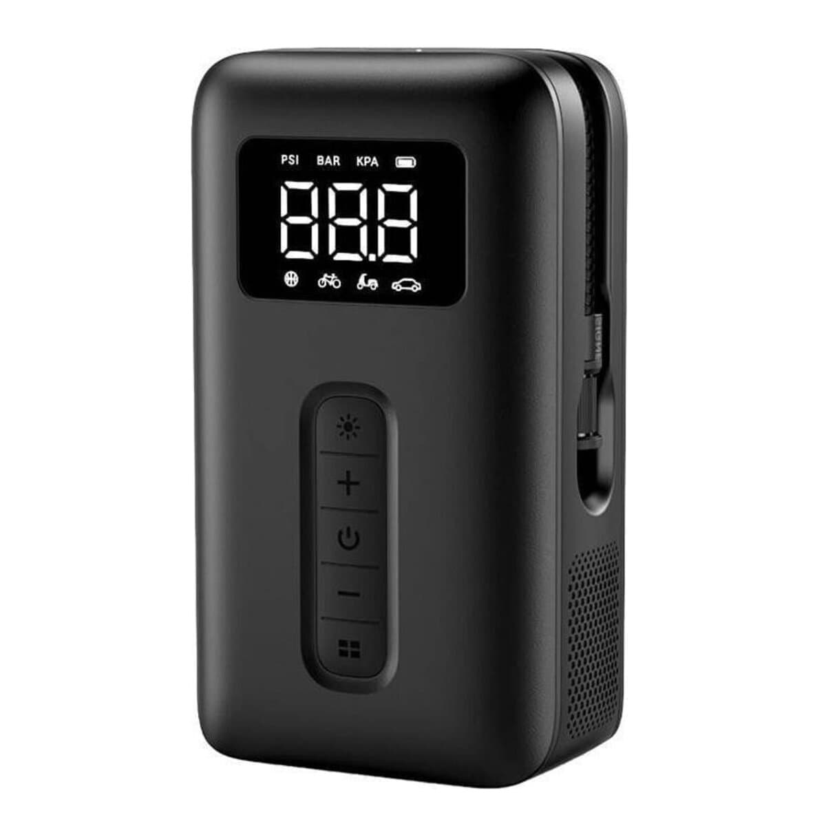 Аккумуляторный автомобильный насос компрессор UGREEN Portable Tire Inflator 2500mAh Black (UGR-15951)