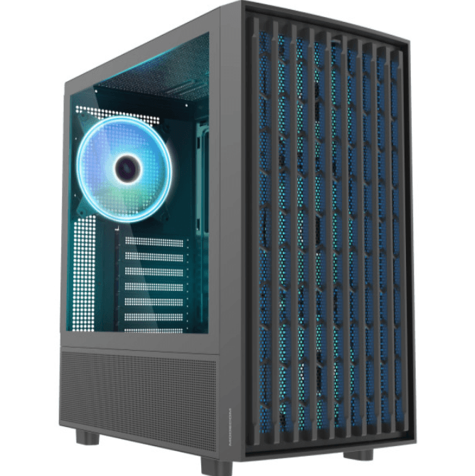 Корпус для комп'ютера Modecom BREEZE USB 3.0x2 USB-Cx1 ARGB без БЖ ATX Black (AT-BREEZE-MG-ARGB-10-0000)