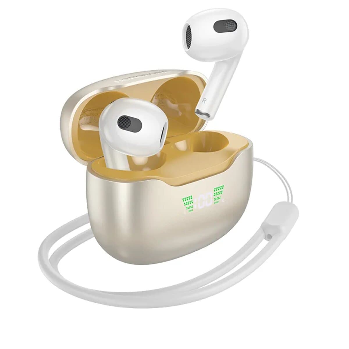 Беспроводные наушники BOROFONE BW40 Gratified true wireless BT5.3 headset 250mAh Champagne Gold (BW40CG)