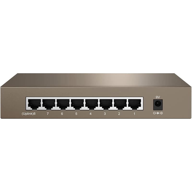 Комутатор TENDA TEG1008D 8 портів 10/100/1000 BaseTX desktop Метал