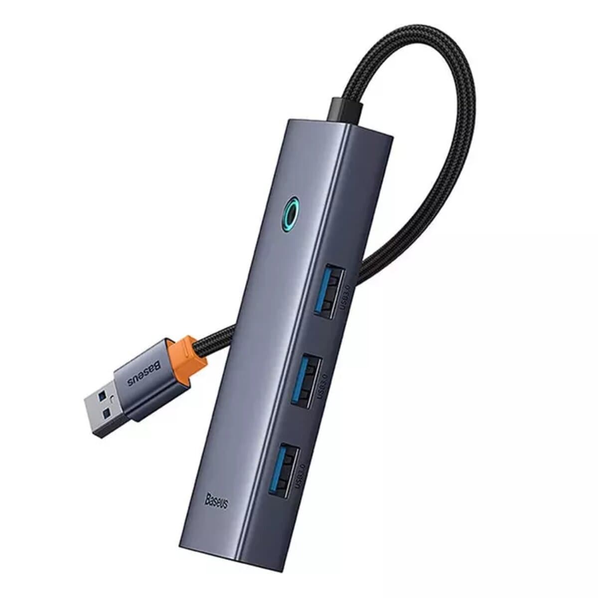 USB-хаб Baseus UltraJoy Series 4-Port HUB USB to USB3.0x4 Space Grey (B0005280A813-02)