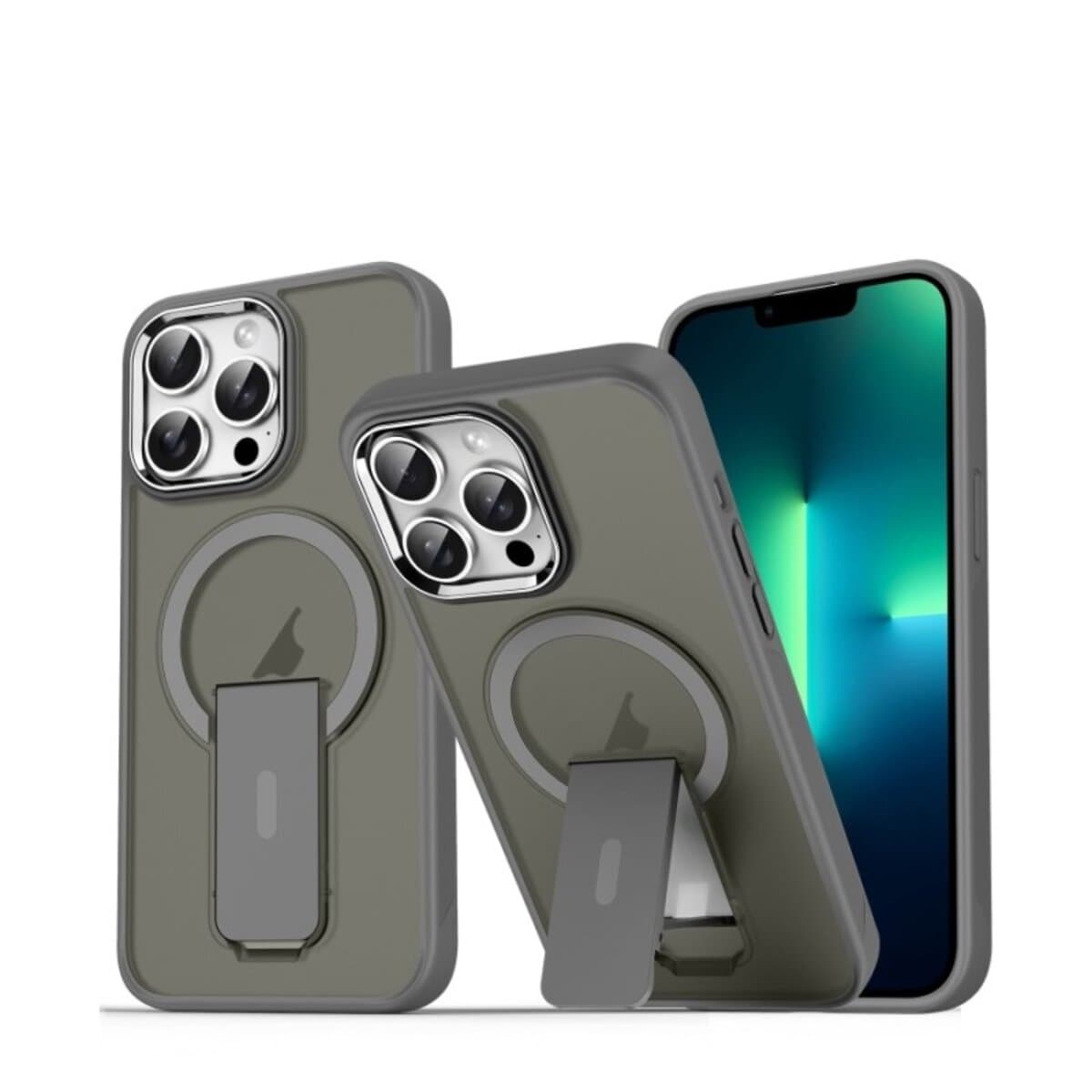 Защитный чехол-накладка Cosmic Magnetic Stand для Apple iPhone 13 Pro Grey (MagStand13PGrey)