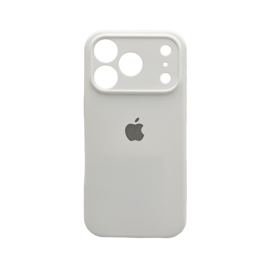 Защитный чехол-накладка Silicone Full Case AA Camera Protect для Apple iPhone 17 Pro White (FullAAi17P-8)