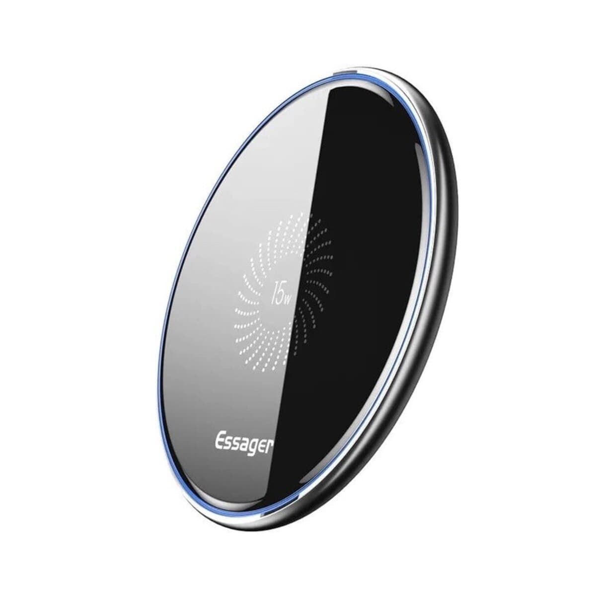 Бездротовий зарядний пристрій Essager Mirrow Desktop 15W Qi Magnetic Wireless Phone Charger 1м Black (EWXZMX-JMB01)