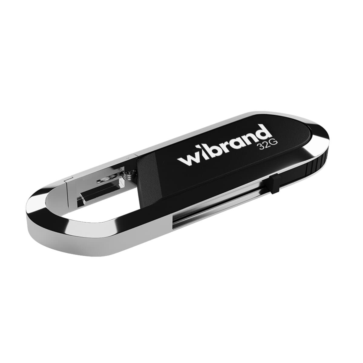 Флеш память флешка Wibrand Aligator 32Gb USB 2.0 Black (WI2.0/AL32U7B)