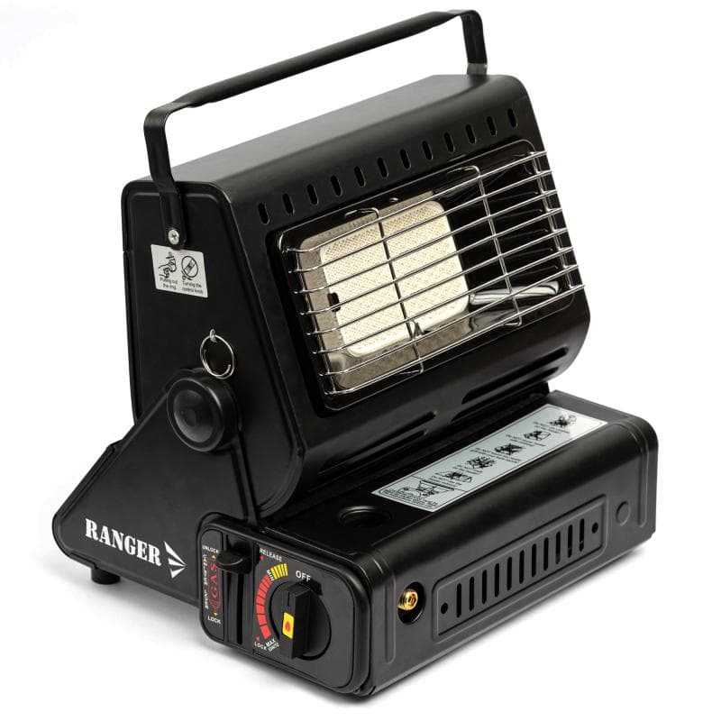 Туристичний газовий обігрівач плитка Ranger Warm RA9952 Black