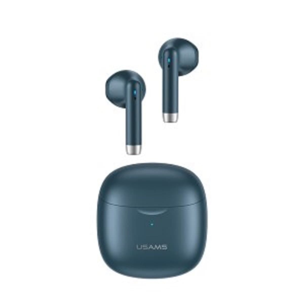 Беспроводные наушники USAMS IA04 TWS Earbuds IA Series BT5.0 320mAh Blue (BHUIA03)