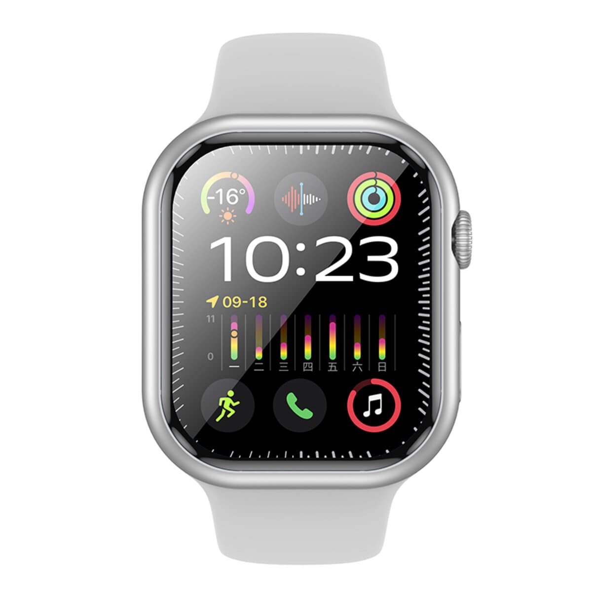 Смарт-годинник BOROFONE BD10 Smart sport watch call version 2.01'' BT5.3 270 mAh Silver
