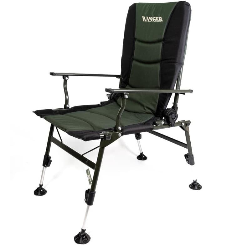 Карпове крісло розкладне Ranger Сombat SL-108 RA2238 до 130кг 600D Dark-Grey