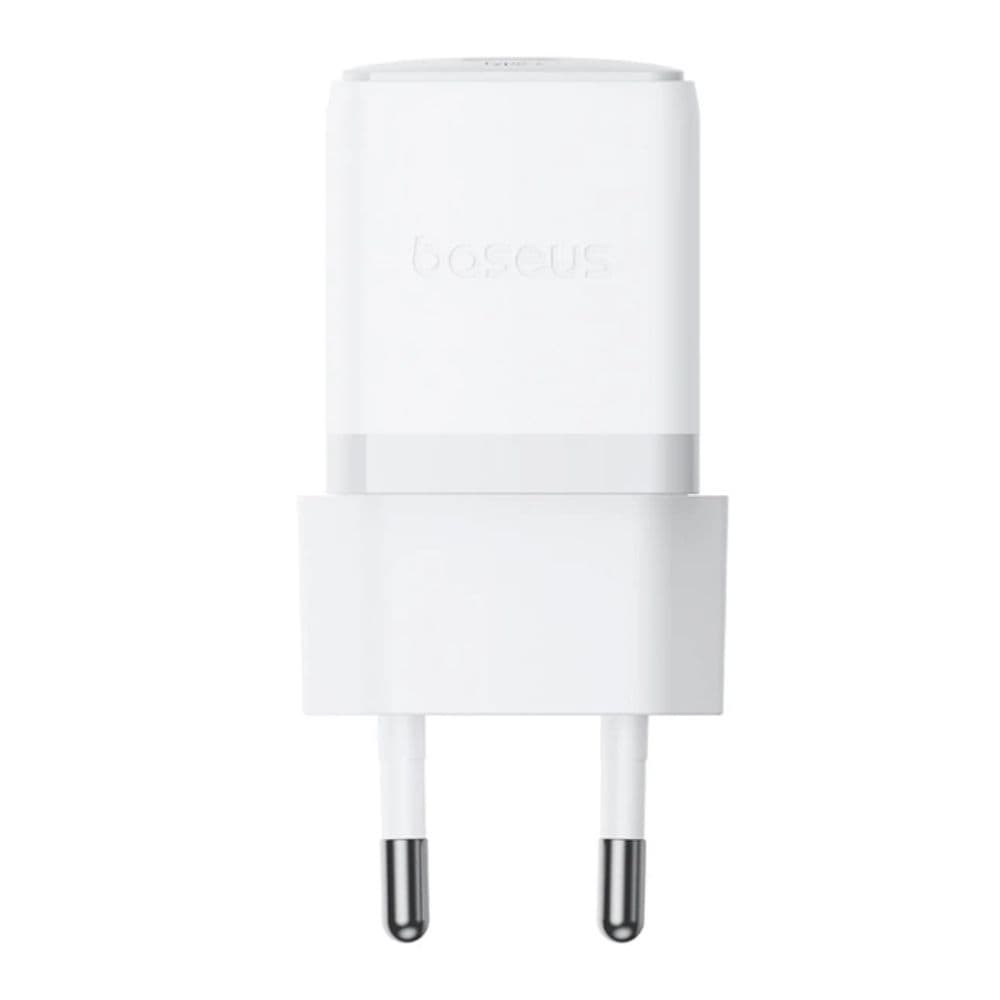 Зарядное устройство с кабелем Baseus Palm Fast Charger 1xType-C 20W EU Type-C to Lightning cable 20W 1m White (E0116400)