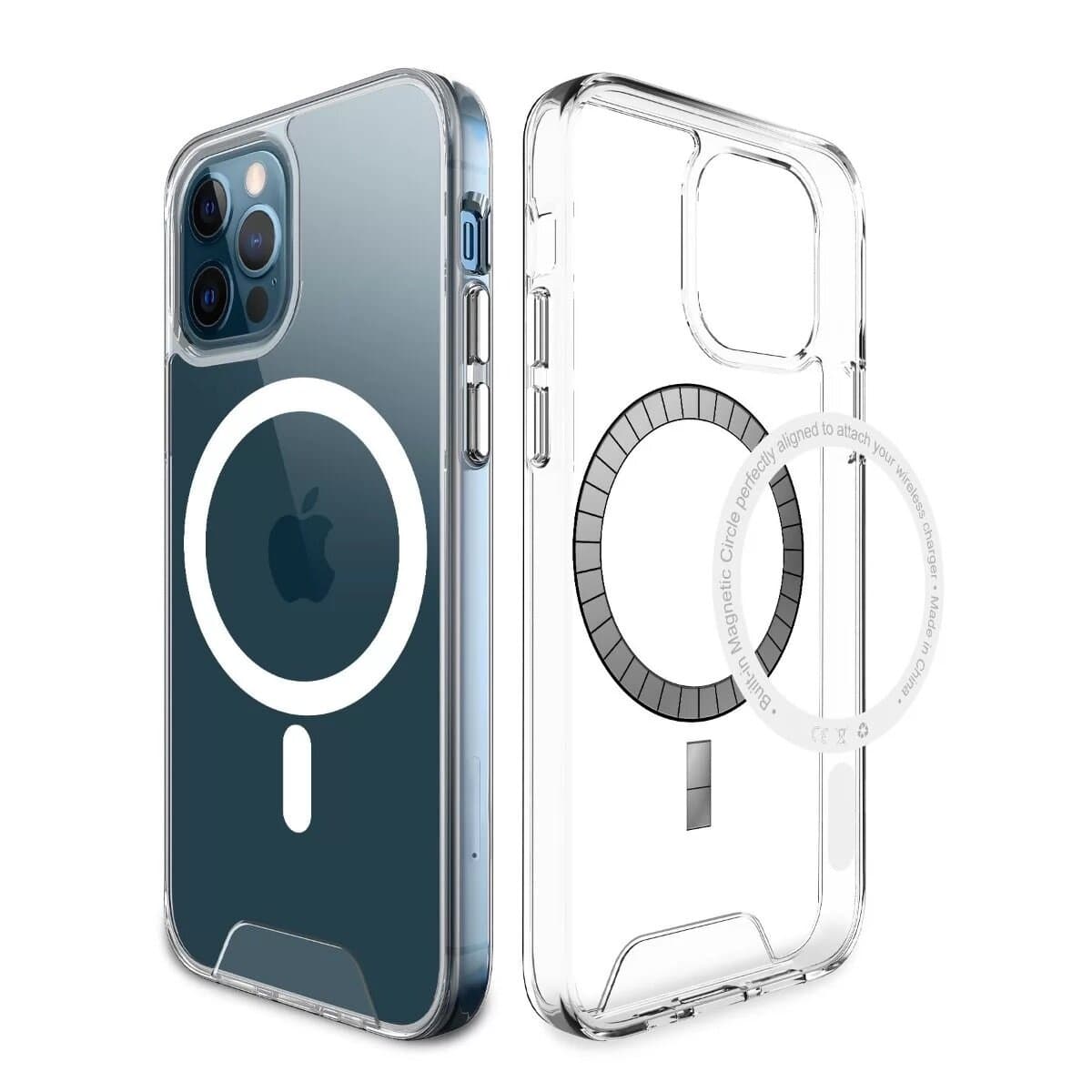 Захисний чохол-накладка Space Magnetic для iPhone 15 Transparent (SpaceMAG15Clear)