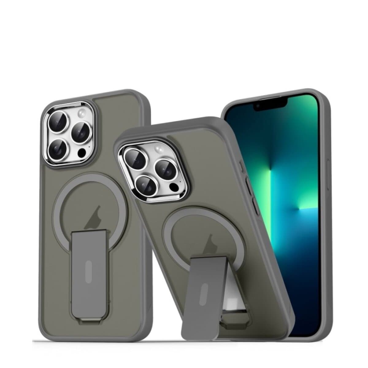 Защитный чехол-накладка Cosmic Magnetic Stand для Apple iPhone 13 Pro Max Grey (MagStand13PMGrey)