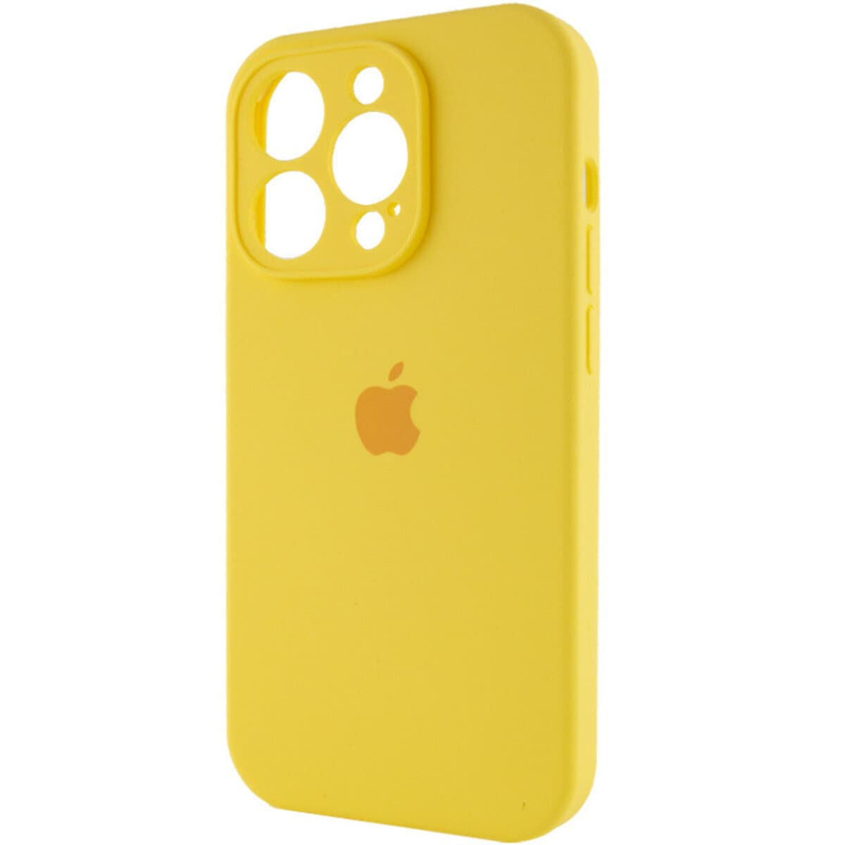 Захисний чохол-накладка Silicone Full Case AA Camera Protect для iPhone 15 Pro Sunny Yellow (FullAAi15P-56)