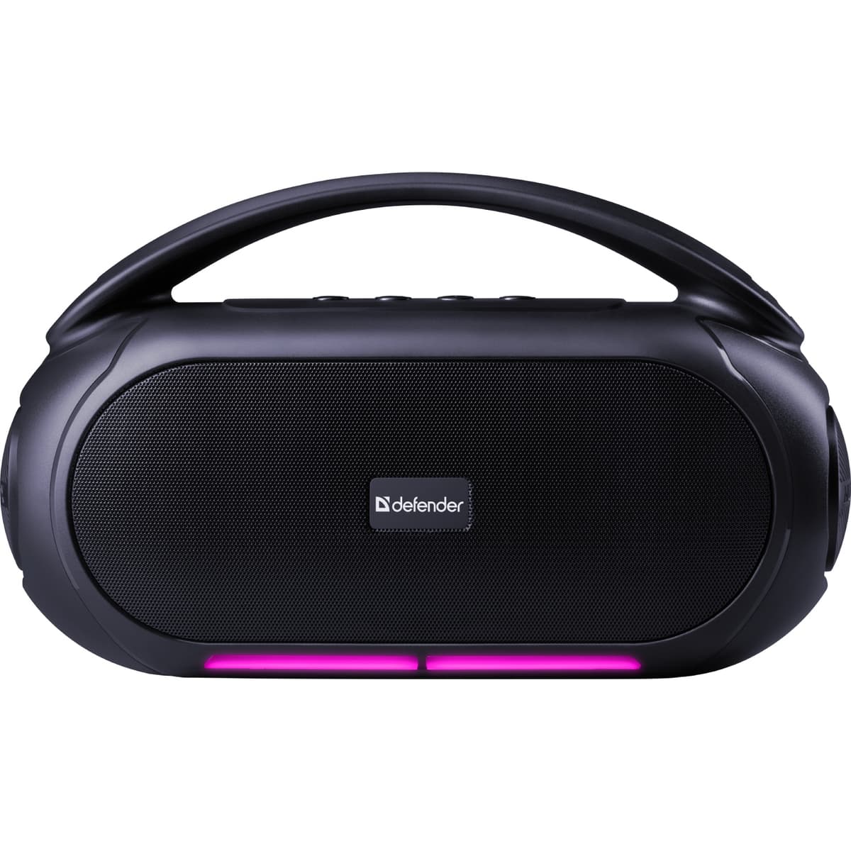 Бездротова портативна колонка Defender Beatbox 12 1.0 12W Bluetooth RGB FM USB TF MIC Black (65812)