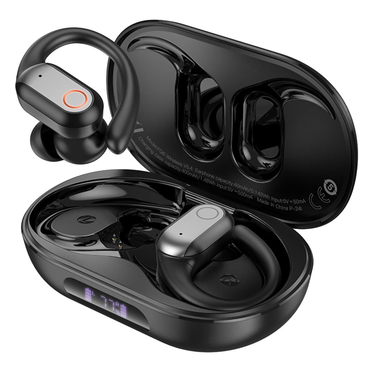 Бездротові навушники BOROFONE FQ6 Dream sound true wireless BT5.4 headset 400mAh Black