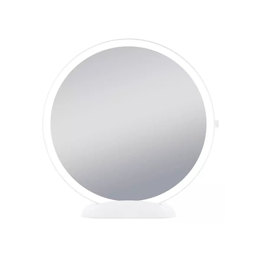 Настільне дзеркало для макіяжу з підсвічуванням Jordan Judy large 18'' LED Makeup Mirror White (NV534)