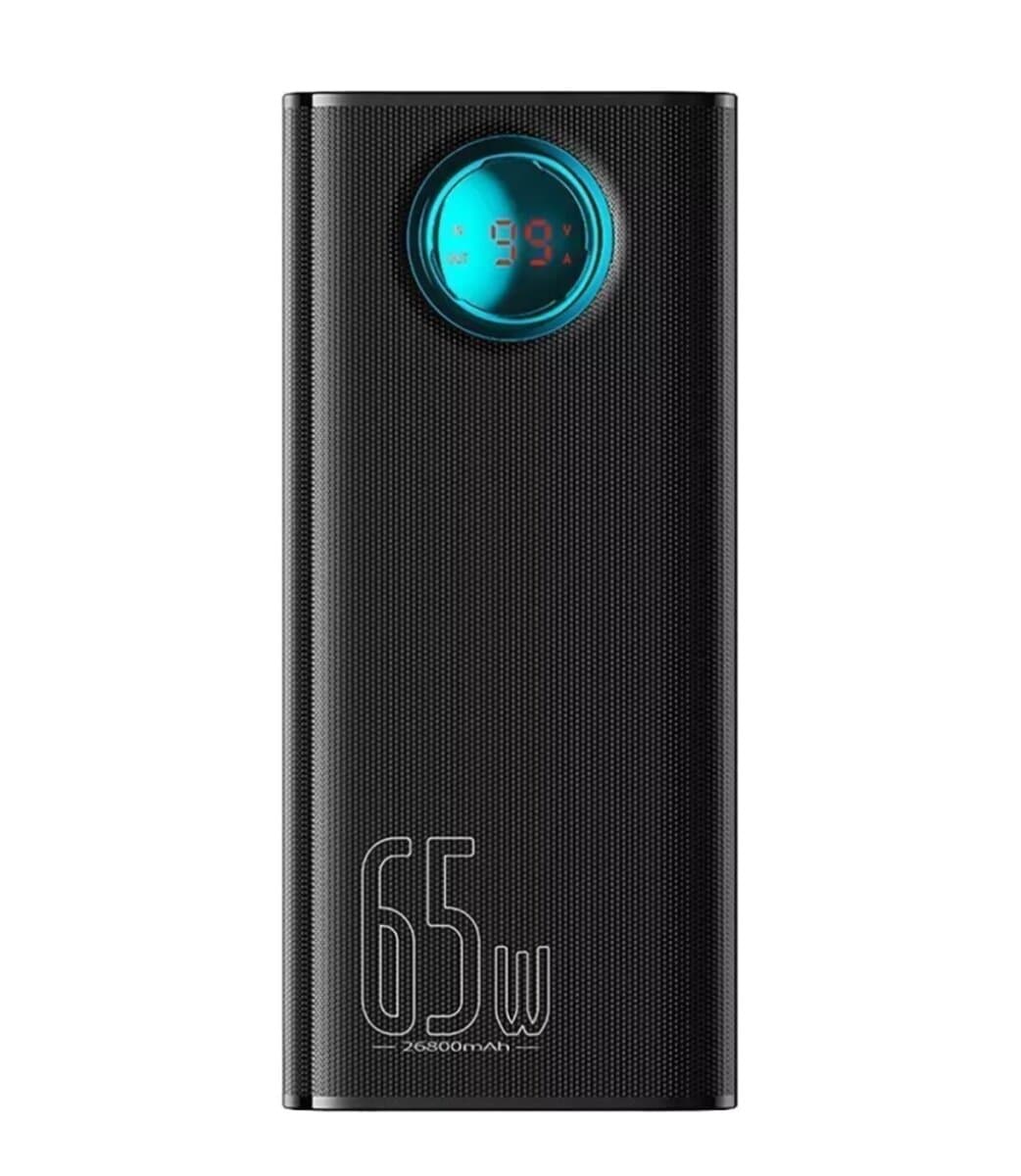 Powerbank павербанк УМБ Baseus Amblight Digital Display Fast Charge 26800mAh 65W QC4.0 Cluster Black (P10022402113-00)