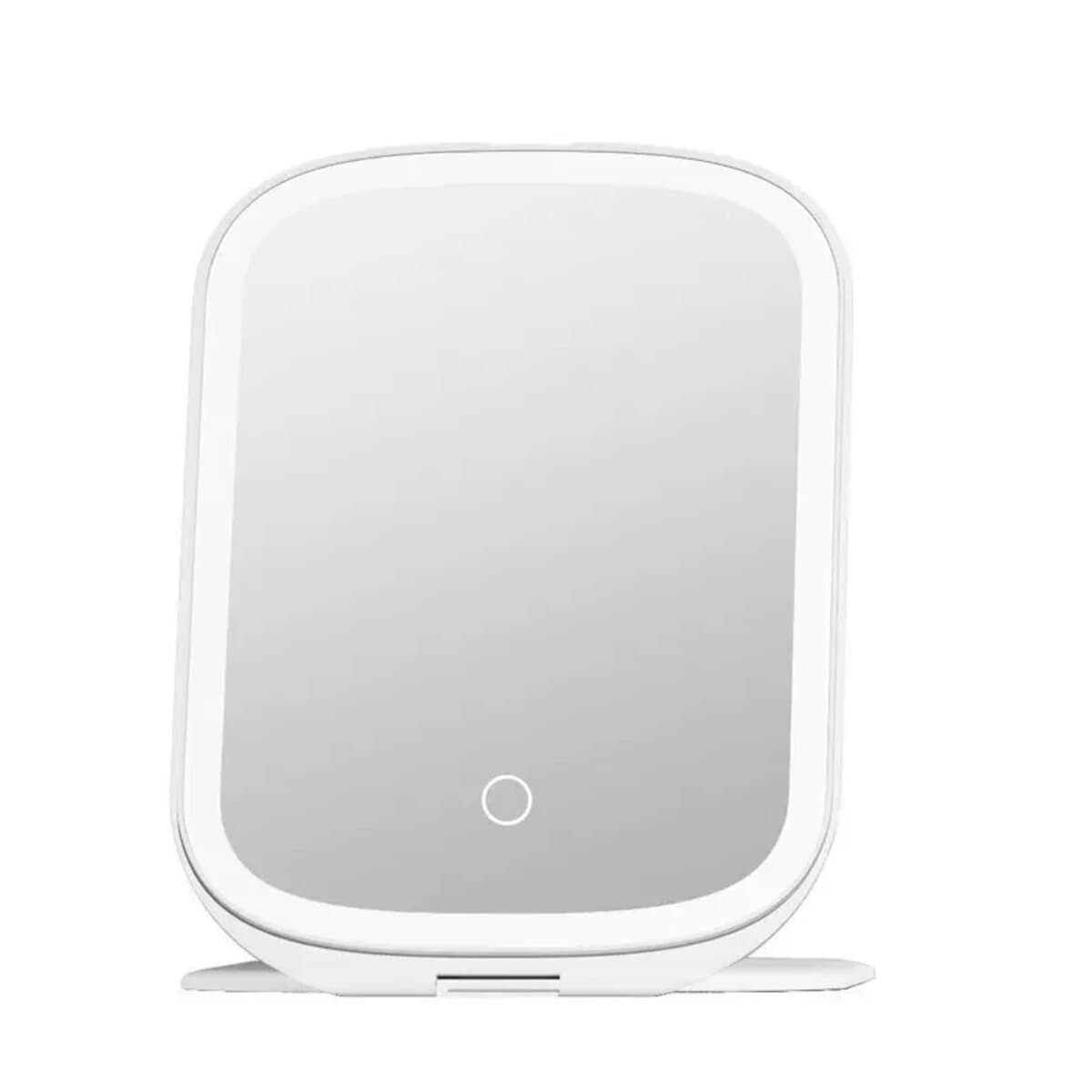 Настільне дзеркало для макіяжу з підсвічуванням DOCO makeup mirror portable foldable 1000mAh LED White (FM001W)