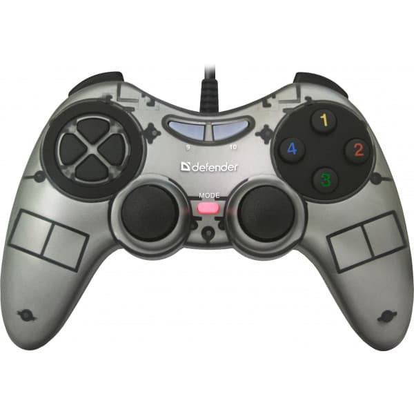 Провідний геймпад джойстик Defender Zoom USB Xinput Grey (64244)