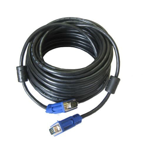 Кабель VGA to VGA M-M 10 м с ферритами Black (285789)