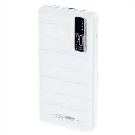 Powerbank павербанк УМБ REMAX Noah Series RPP-316 20000mAh 20W+22.5W PD+QC Fast Charging Power Bank White (RPP-316 White)