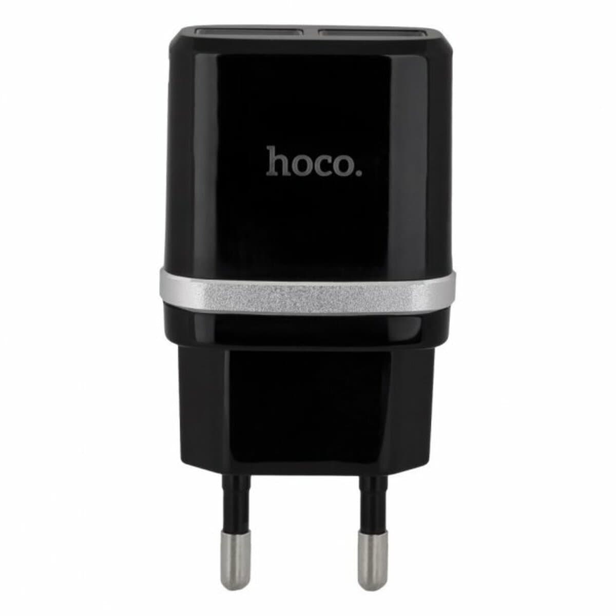Зарядное устройство HOCO C12 Smart dual USB charger 2xUSB 2.4A Black
