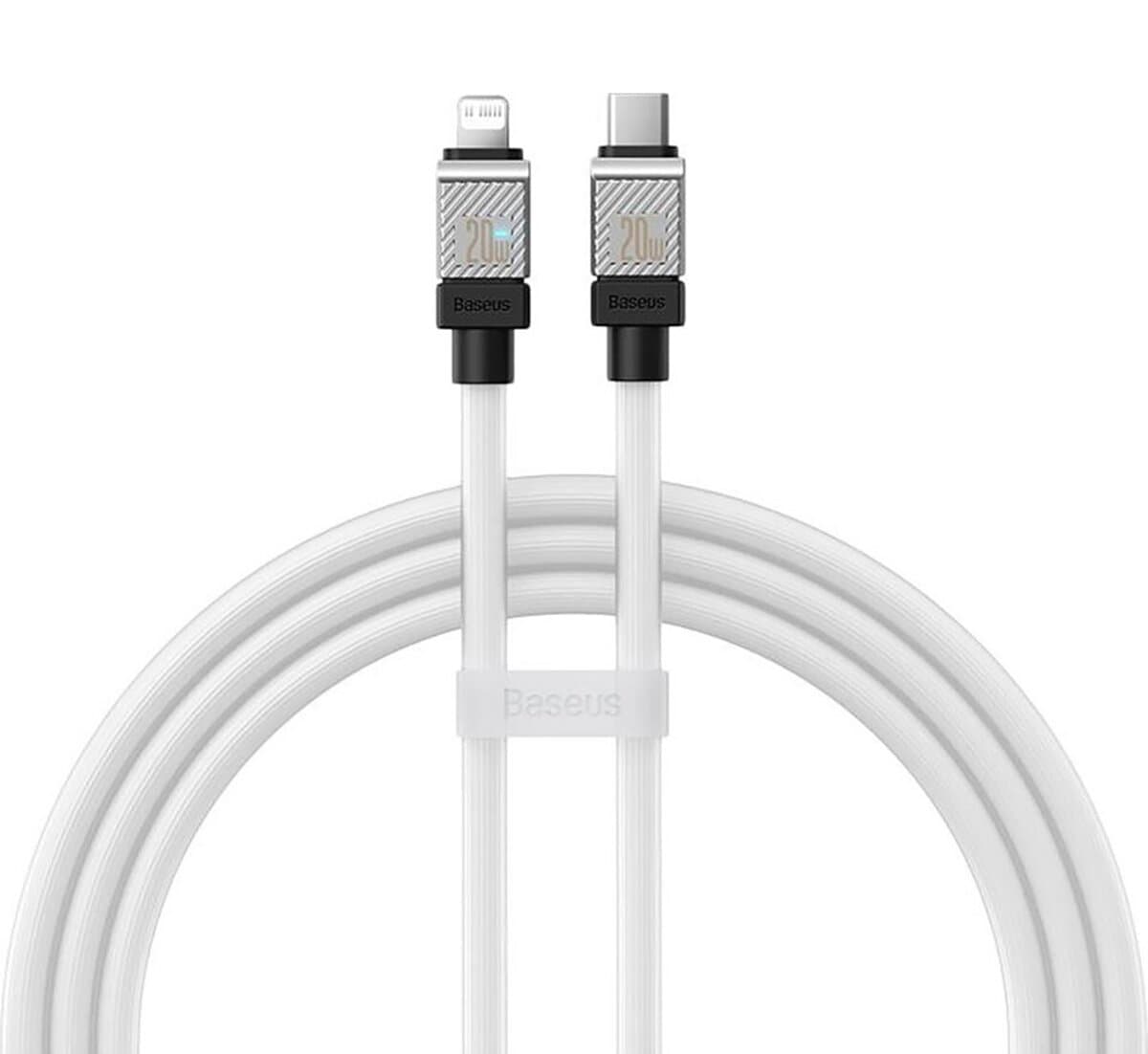 Кабель Baseus CoolPlay Series Fast Charging Cable Type-C to Lightning 20W 2m White (CAKW000102)