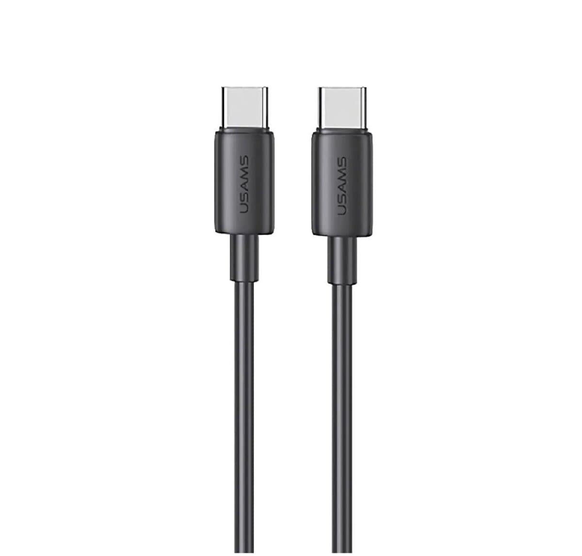 Кабель Usams SJ711 Type-C toType-C 60W Fast Charging Black (SJ711USB01)