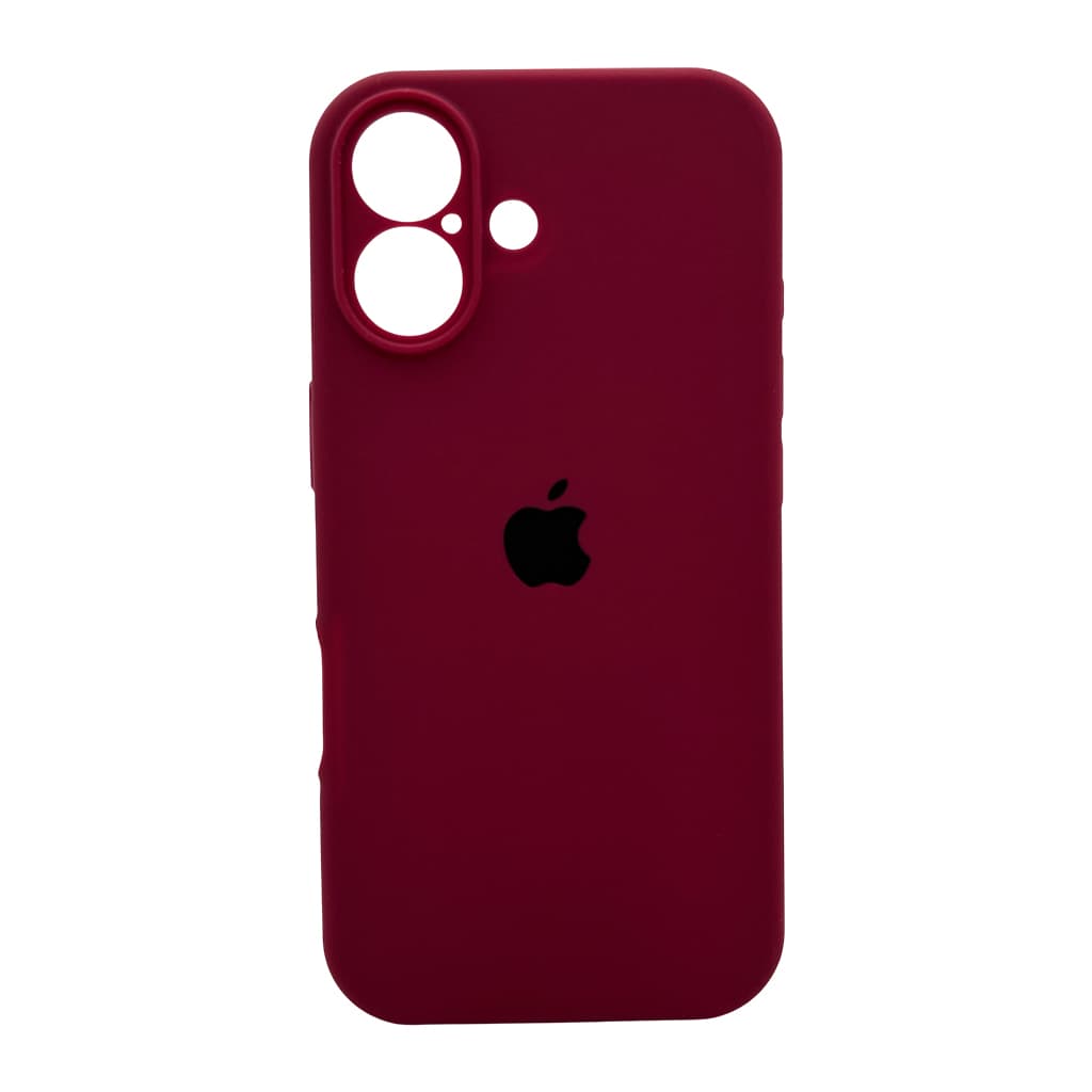 Защитный чехол-накладка Silicone Full Case AA Camera Protect для Apple iPhone 17 Plum (FullAAi17-47)