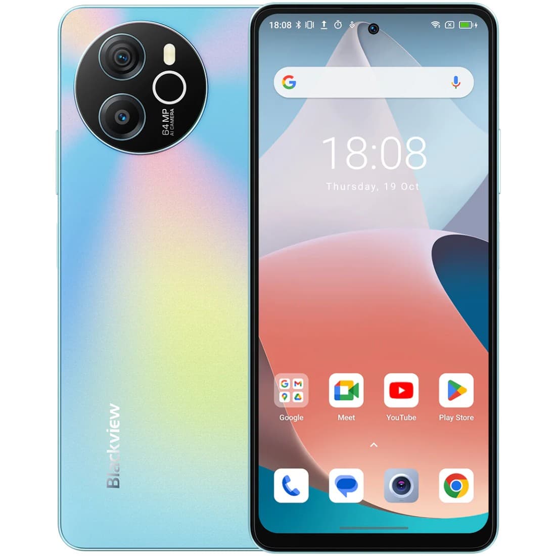 Смартфон Blackview SHARK 8 6.78" FHD+ 8GB 128GB G99 5000mAh 64+13Мп Light-Blue