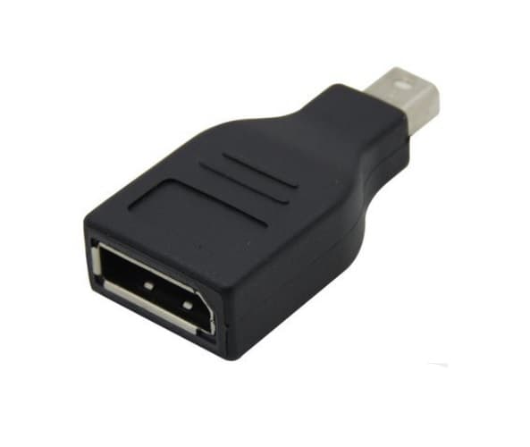 Перехідник S0588 mini DisplayPort M - DisplayPort F 4Kx2K Black