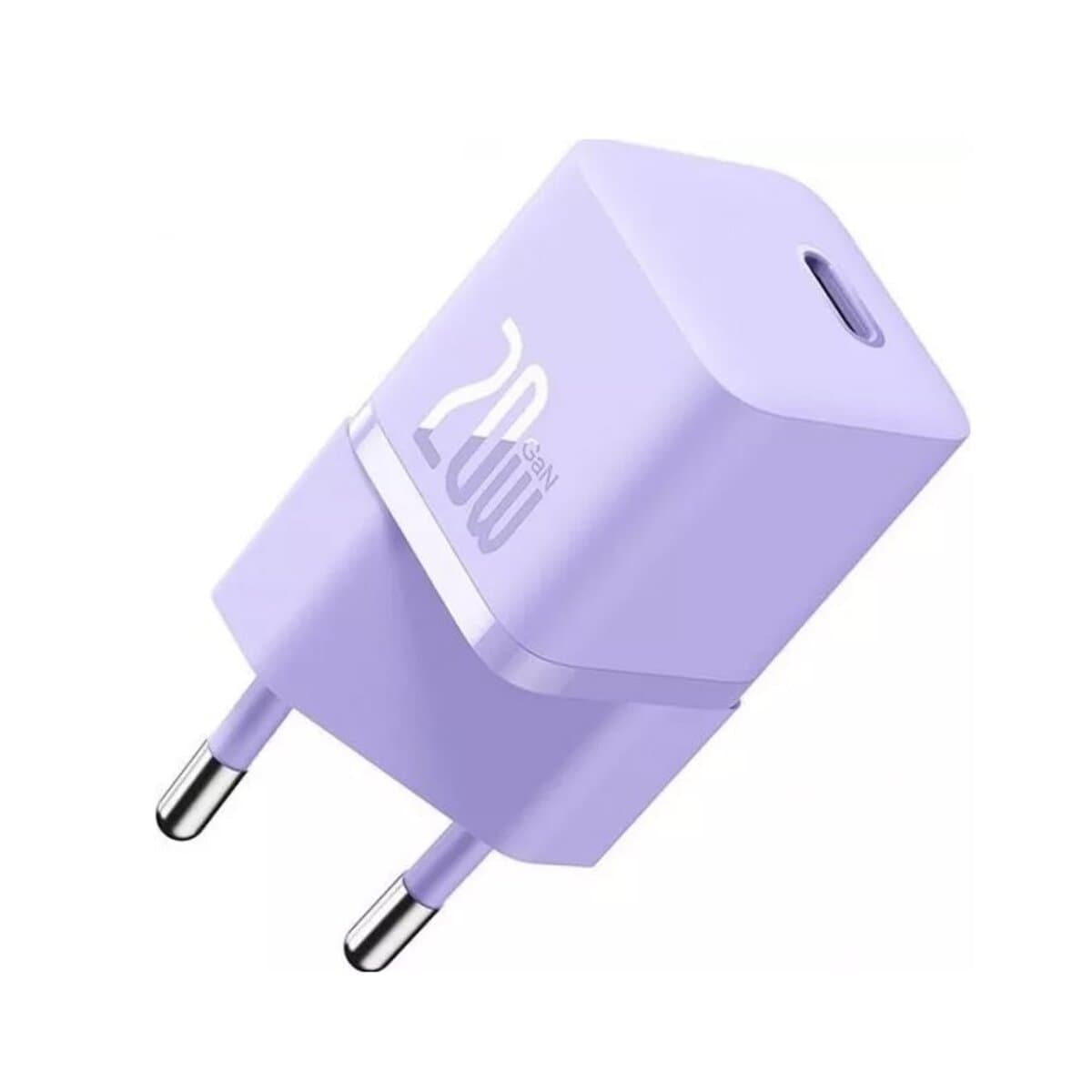 Зарядний пристрій Baseus GaN5 Fast Charger mini 1C 20W EU QC3.0 Purple (CCGN050105)