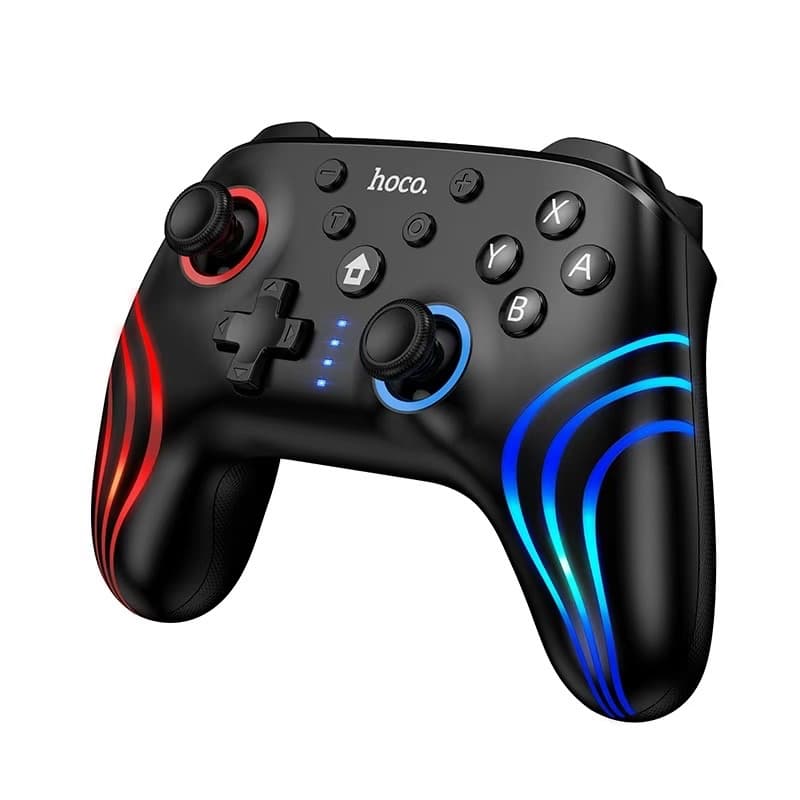 Беспроводной геймпад джойстик HOCO GA2 800mAh (SWITCH 1/2 PC) Unicorn multi-function Black