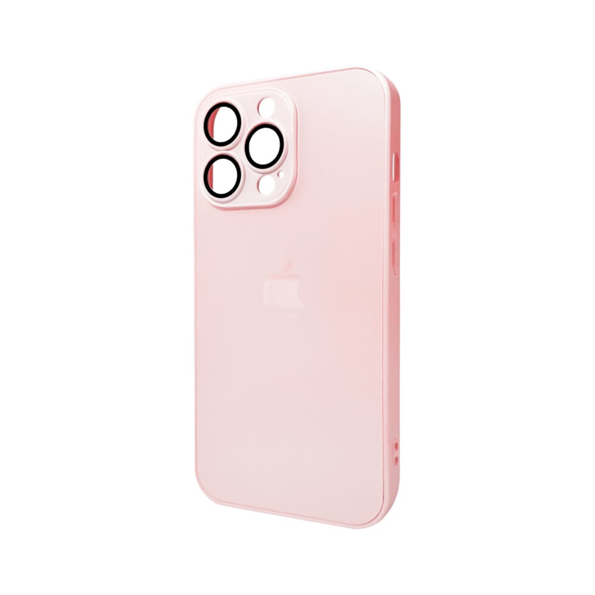 Защитный чехол-накладка AG Glass Matt Frame Color Logo для Apple iPhone 13 Pro Chanel Pink (AGMattFrameiP13PPink)