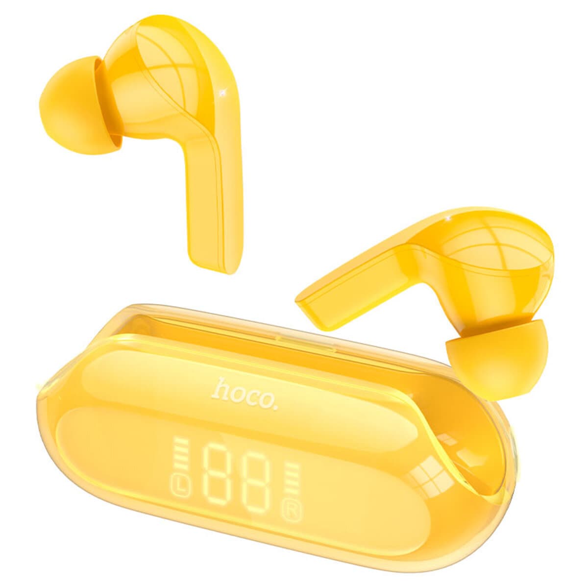 Бездротові навушники HOCO EW39 Bright true wireless ENC BT5.3 headset 300 mAh Yellow