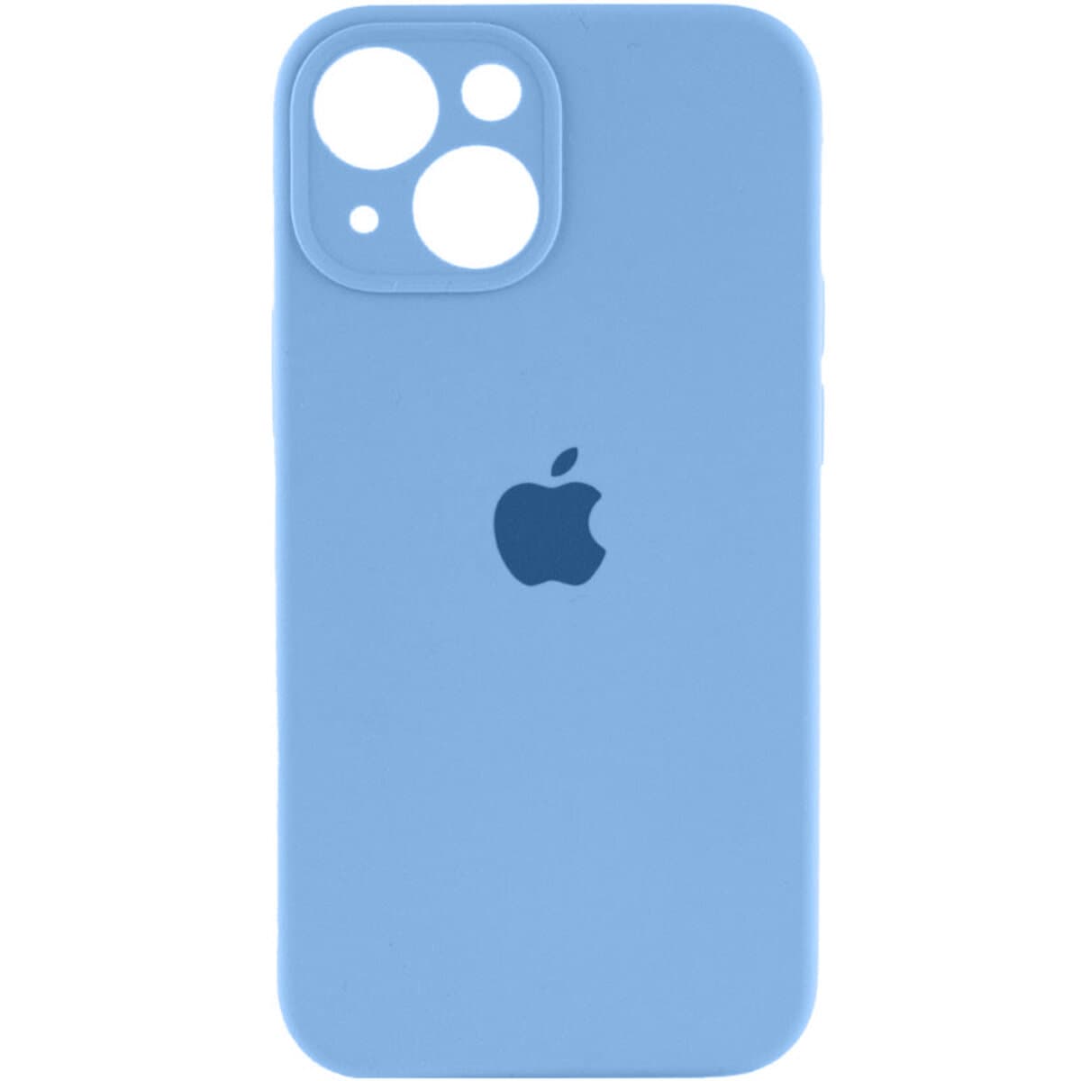 Защитный чехол-накладка Silicone Full Case AA Camera Protect для Apple iPhone 13 Cornflower (FullAAi13-49)