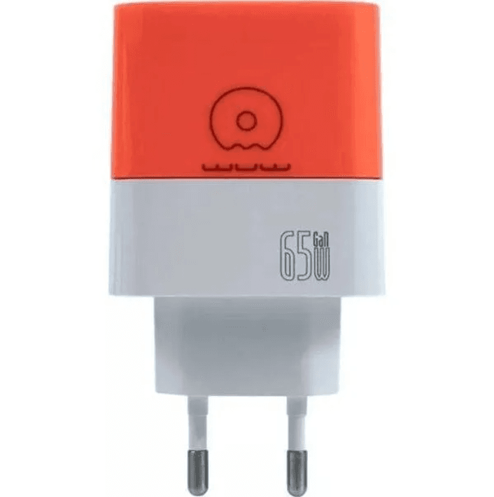 Зарядний пристрій WUW C215 65W Charger 2xType-C 1xUSB White-Orange (C215)